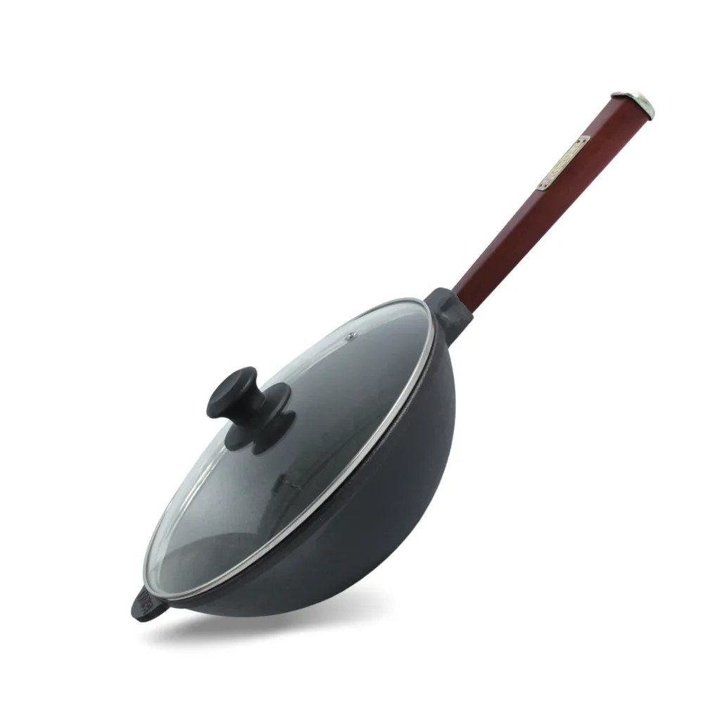 Сковорода Вок Brizoll Optimа Bordo W26HP2-6 26х8 см черная