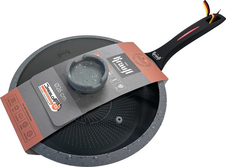 Сковорода универсальная с крышкой Krauff Smart Fry 25-45-179 26 см черная