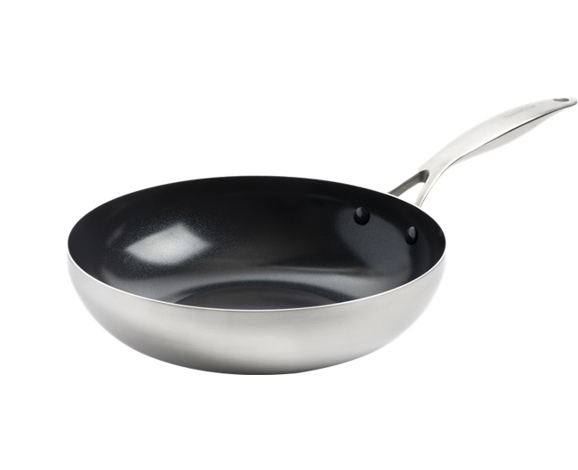Сковорода WOK GreenPan Geneva CC004781-001 28 см серебристая