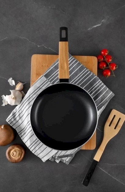 Сковорода универсальная Bergner Earth black BG-34624-BK 28 см черная