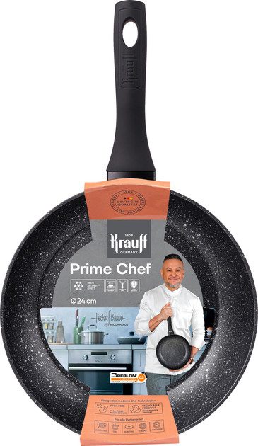 Сковорода универсальная Krauff Prime Chef 225-45-208 24 см черная