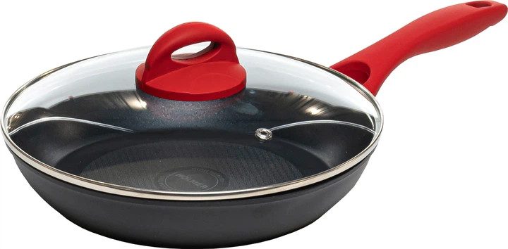 Сковорода с крышкой универсальная Holmer Gastro Chef FP-22324-SRPMBL 24 см черная