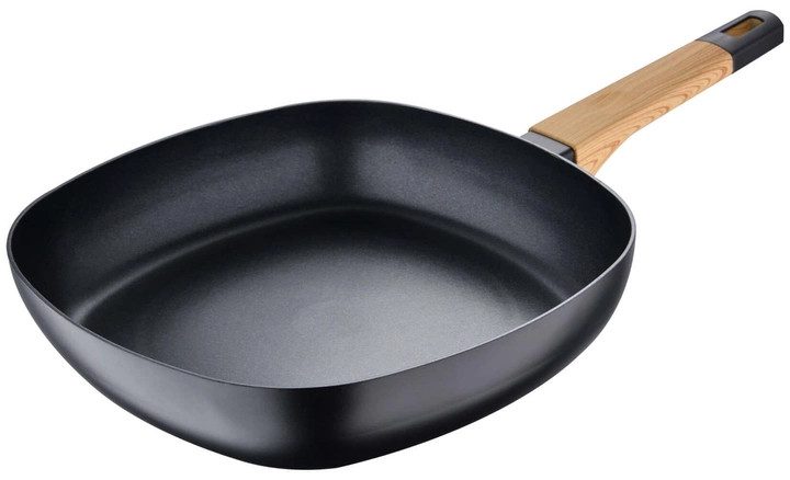 Сковорода-гриль Bergner Earth black BG-34625-BK 28х28 см черная