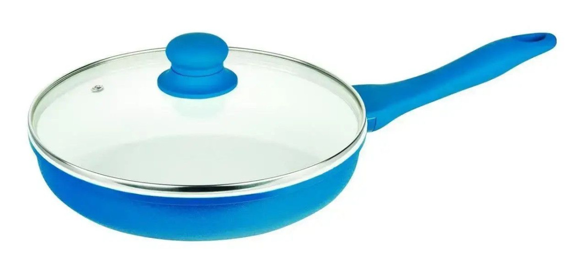 Сковорода универсальная Barton Steel BS-7020-blue 20 см синяя