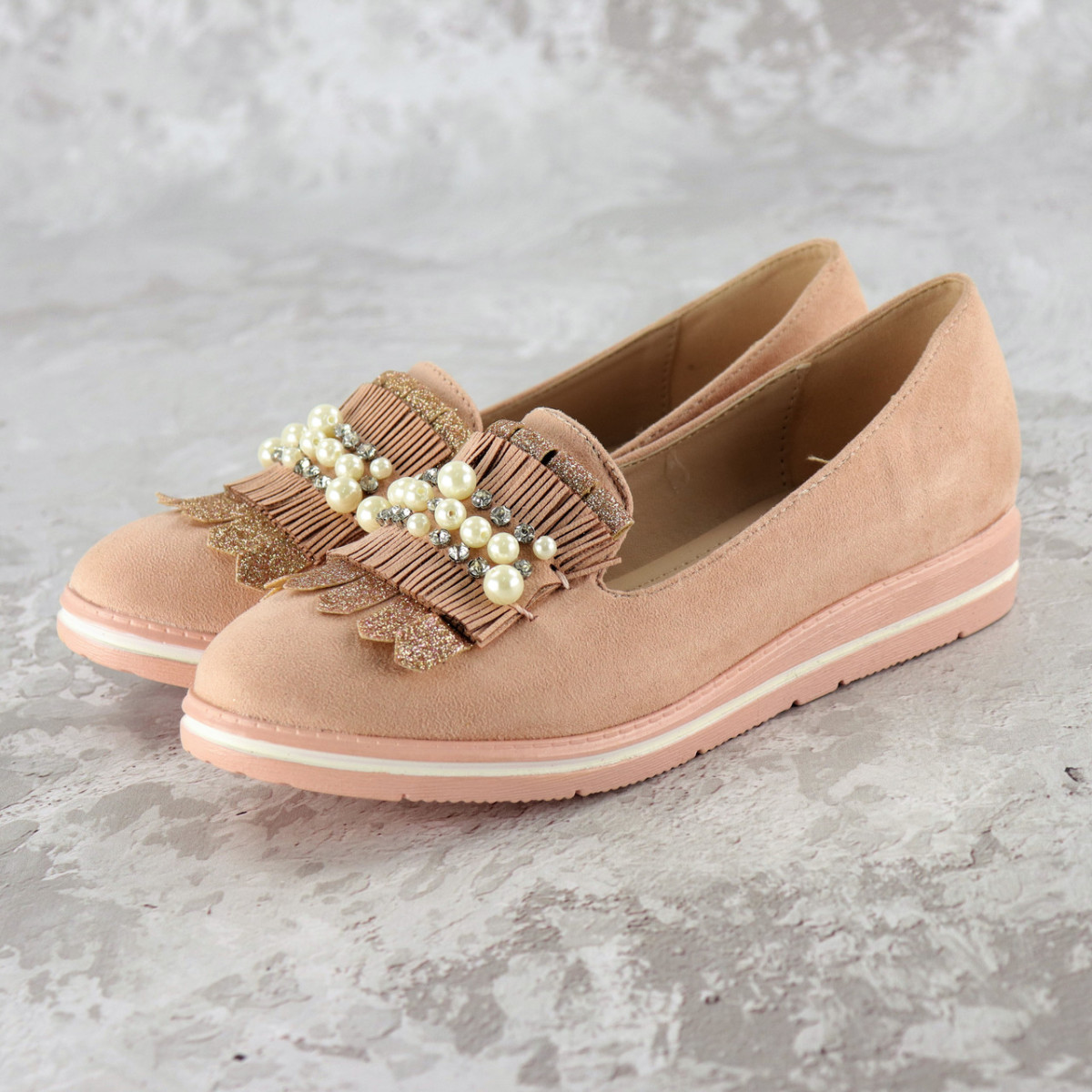 Слиперы женские Fashion Pearl 1038 38 размер 23,5 см Пудра Слиперы женские Fashion Pearl 1038 38 размер 23,5 см Пудра