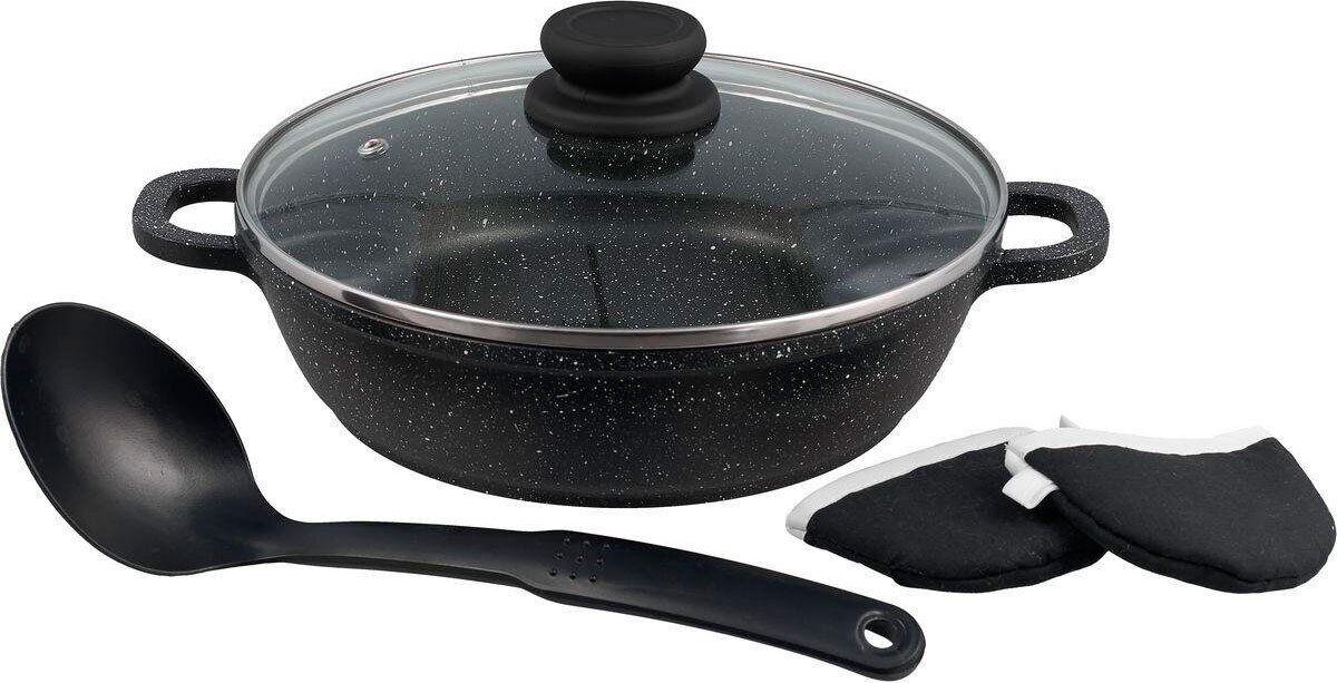 Сотейник 24 см Rainstahl RS-5800-24-blaСk