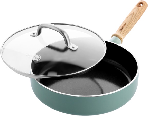 Сотейник с крышкой GreenPan Mayflower CC001682-001 24 см 2.6 л небесно-голубой