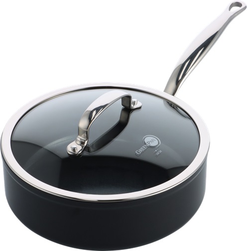 Сотейник с крышкой GreenPan Barcelona Pro CC005327-001 24 см 3.4 л черный