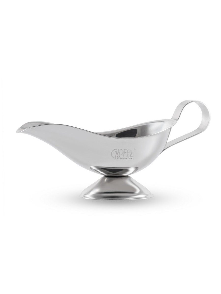 Соусник Gipfel GP-6277 21х9х8,5 см 240 мл серебристый