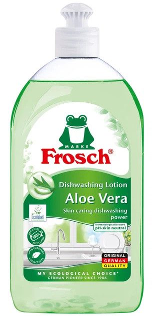 Средство для мытья посуды Frosch Алое вера 4001499162954 0.5 л Средство для мытья посуды Frosch Алое вера 4001499162954 0.5 л
