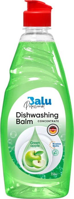 Бальзам для ручной мойки посуды BALU Зеленое яблуко 4820159428984 550 мл
