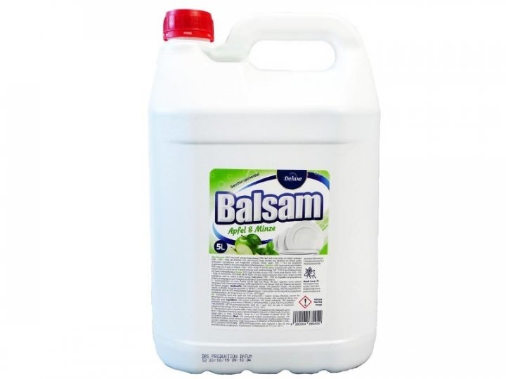 Средство для мытья посуды Deluxe Balsam Яблоко с мятой 4260504880454 5 л