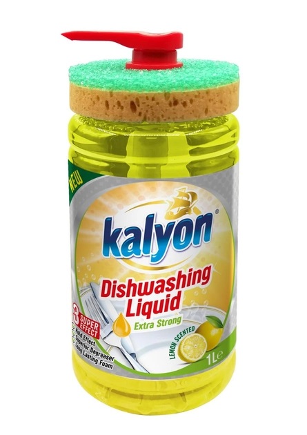 Средство для мытья посуды Kalyon Extra Dishwashing Liquid Lemon 8680731427479 1000 мл