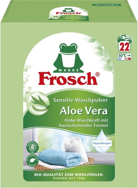 Стиральный порошок-концентр Frosch Color Алоэ Вера 4001499960291 1.45 кг Стиральный порошок-концентр Frosch Color Алоэ Вера 4001499960291 1.45 кг