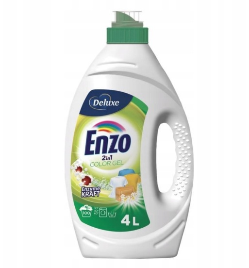 Гель для стирки цветных вещей Deluxe Enzo Color 4260504880294 4 л