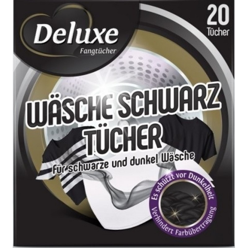 Салфетки для обновления черного цвета ткани Deluxe 4260504880270 20 шт