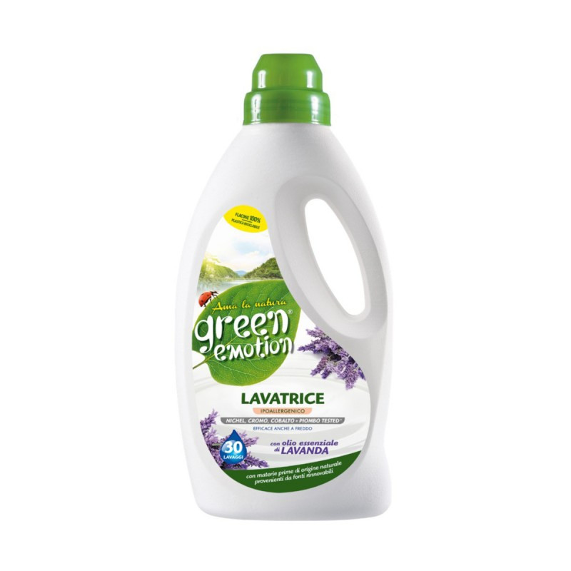 Гипоалергенный гель для стирки 1500мл Green Emotion Lavantrice Lavanda 8006130503789