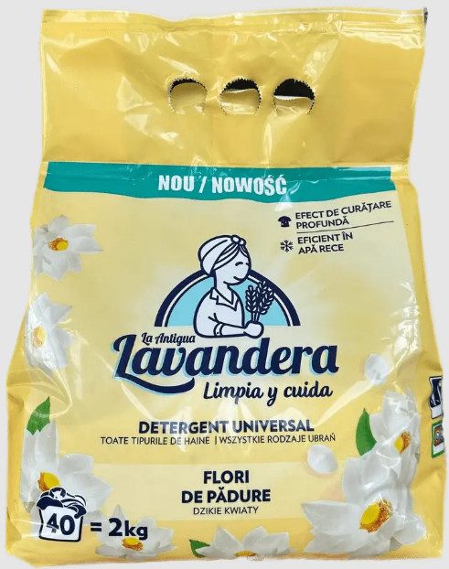 Порошок для стирки универсальный Lavandera Flore di Padureі 8435495836780 2 кг