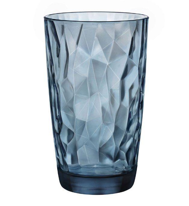 Стакан высокий 470 мл Diamond Ocean Blue Bormioli Rocco 350260-M-02321990 Стакан высокий 470 мл Diamond Ocean Blue Bormioli Rocco 350260-M-02321990