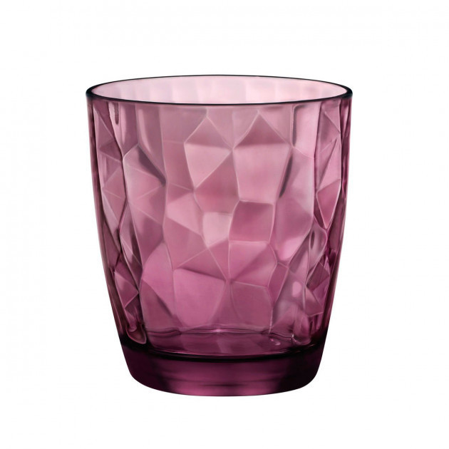 Стакан низкий 305 мл Diamond Rock Purple Bormioli Rocco 350230-M0-2321990 Стакан низкий 305 мл Diamond Rock Purple Bormioli Rocco 350230-M0-2321990