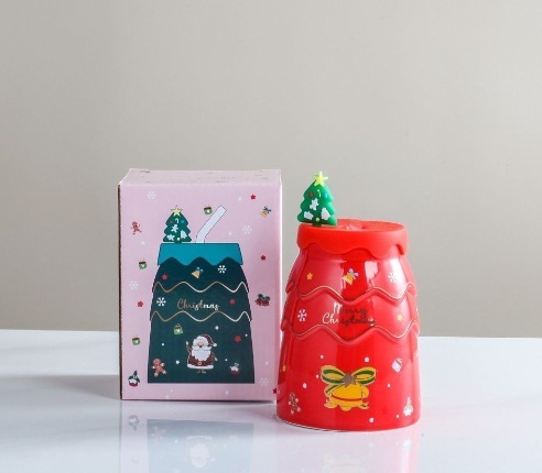 Стакан новогодний Merry Christmas 13330 400 мл красный Стакан новогодний Merry Christmas 13330 400 мл красный