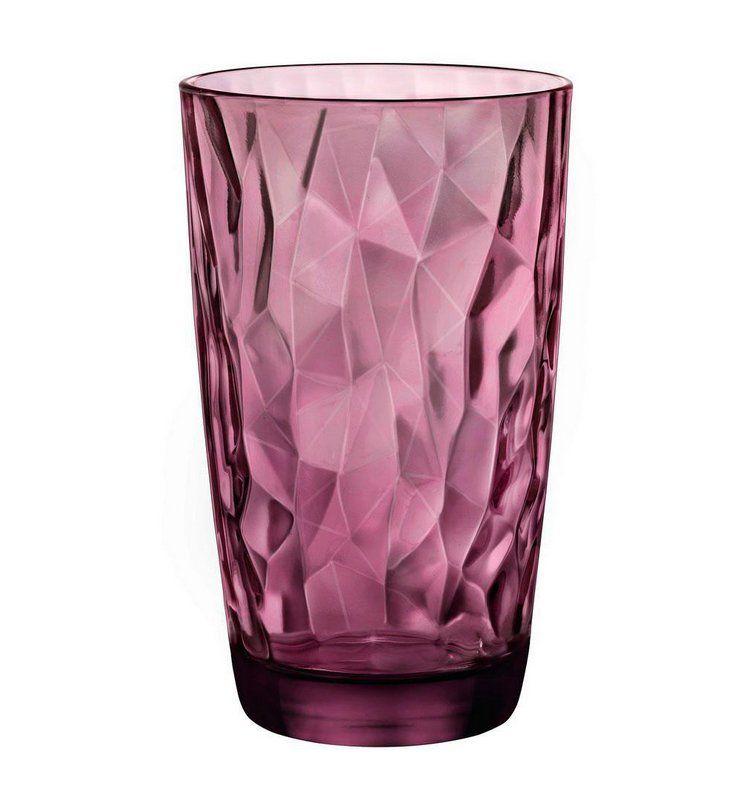Стакан высокий 470 мл Diamond Rock Purple Bormioli Rocco 350270-M0-2321990 Стакан высокий 470 мл Diamond Rock Purple Bormioli Rocco 350270-M0-2321990