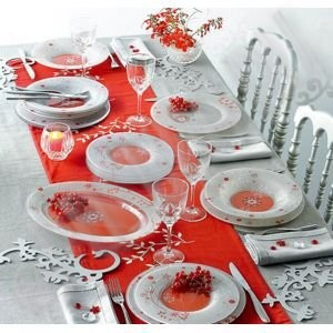 Сервиз столовый Luminarc Rosaces Grey E4717 19 предметов Сервиз столовый Luminarc Rosaces Grey E4717 19 предметов