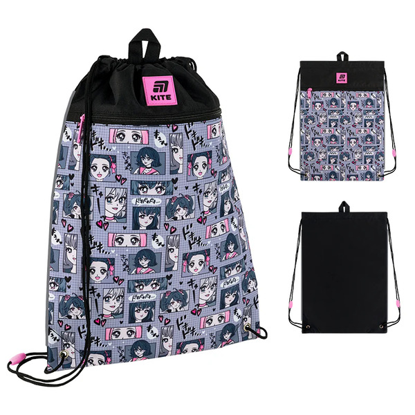 Сумка для обуви Kite Anime Girl K25-601M-9 46х33 см