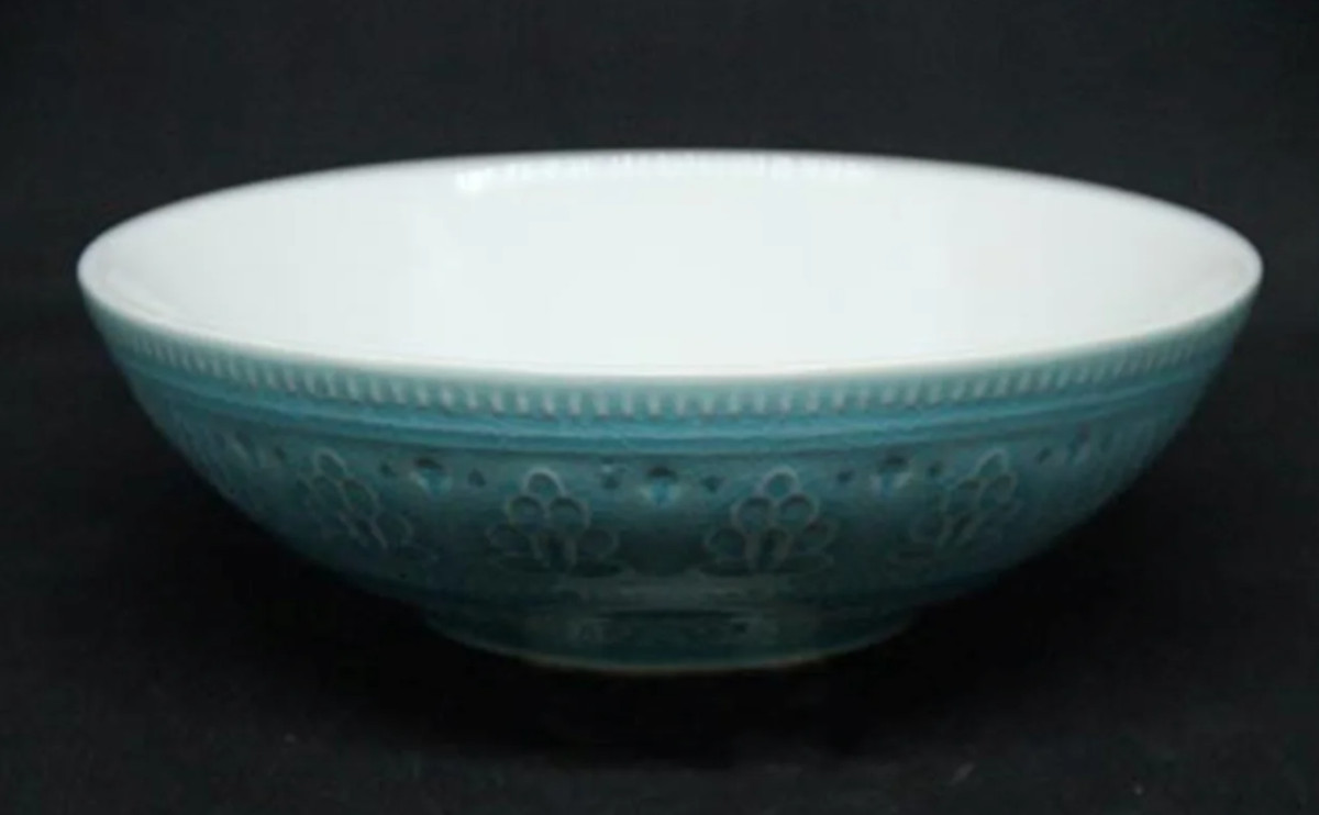 Салатник OLens Голубая Амфитрита 7953-61 17,5 см