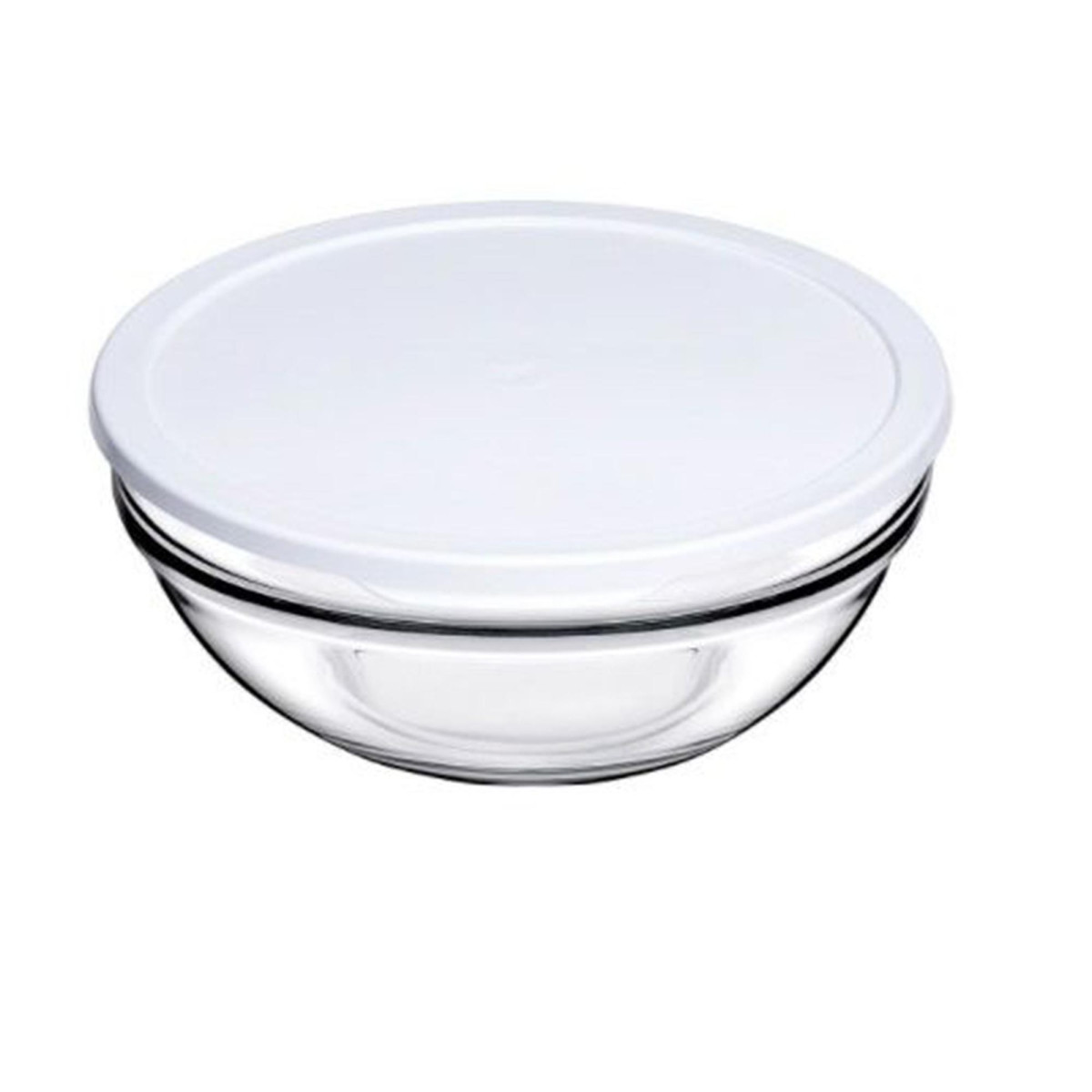 Салатник с крышкой Pasabahce ChefsPS-53573-1-W 20 см белый