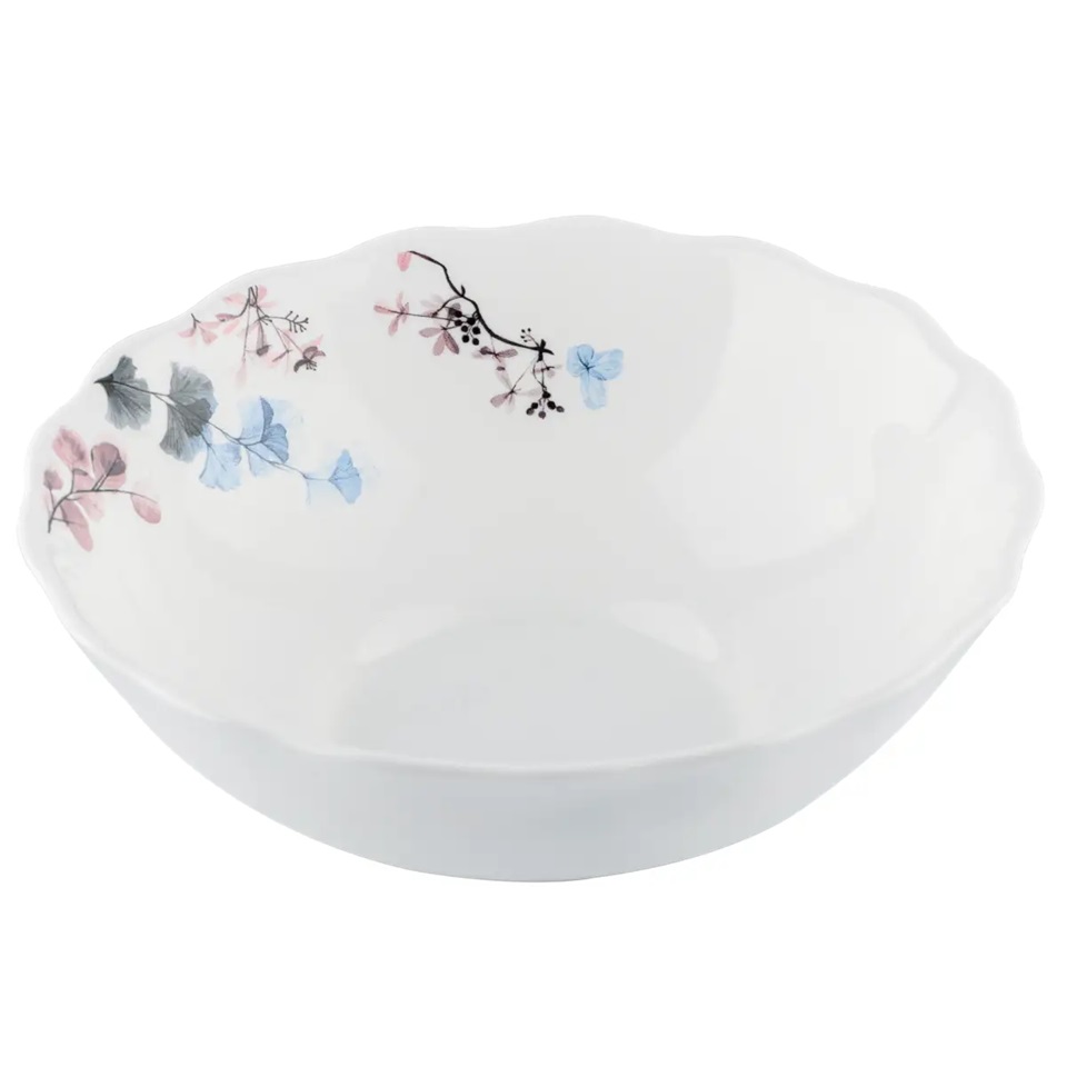 Салатник Vittora Wave Восточные мотивы V-155EM 15.5 см белый
