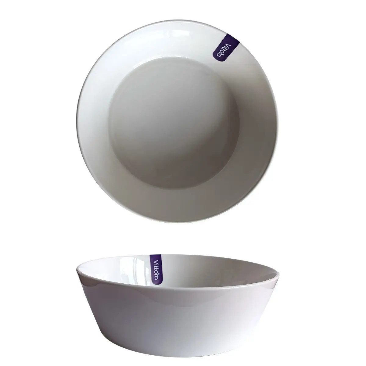 Салатник Vittora Cream Royale VT-P-2225CR 22.5 см кремовый