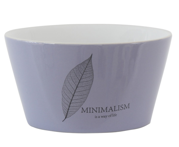 Салатник Limited Edition Minimalism HTK-019 480 мл фиолетовый