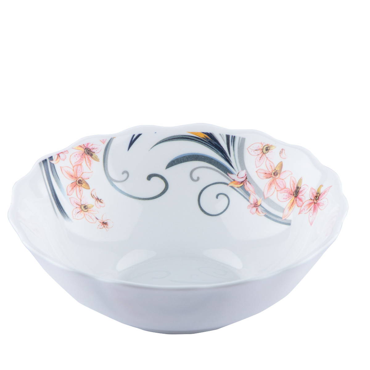 Салатник Vittora Wave Цветочные вензеля V-155FM 15.5 см