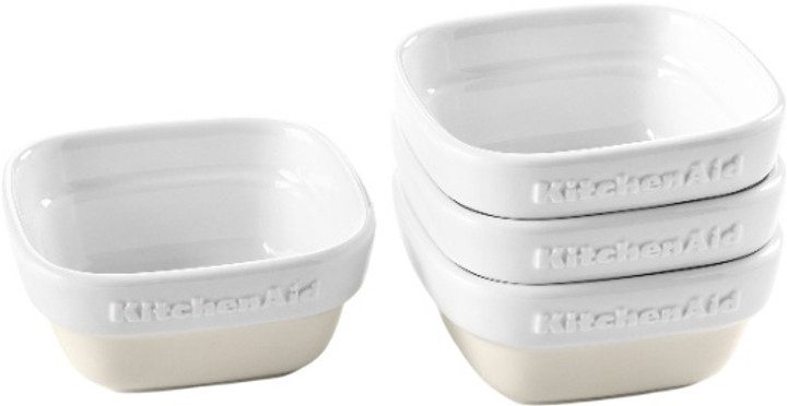 Набор пиал KitchenAid Sweet Savory CC000642-001 250 мл 4 шт белый Набор пиал KitchenAid Sweet Savory CC000642-001 250 мл 4 шт белый