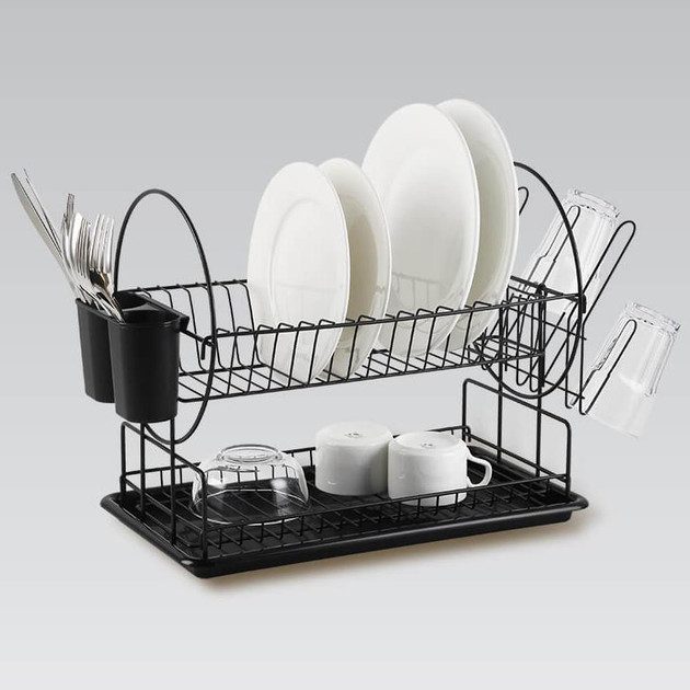 Сушка для посуды настольная Bohmann BH 7327 42х23х36.5 см черная