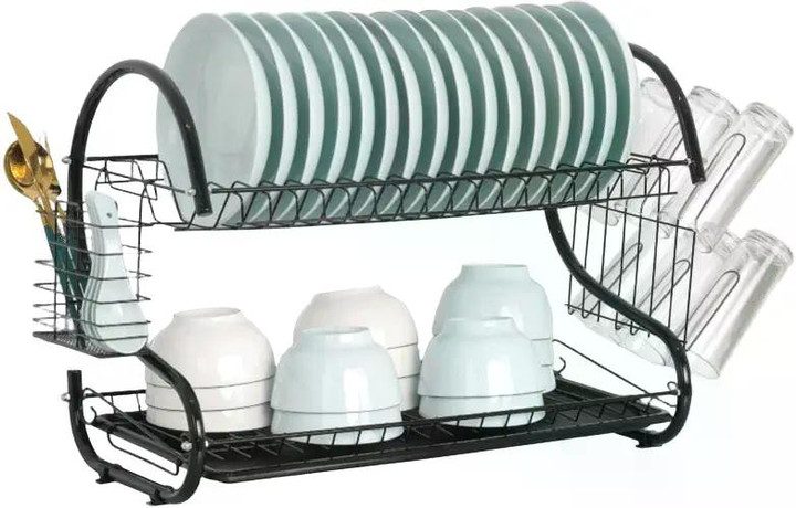 Сушка для посуды настольная Bohmann BH 7323 52x25x36,5 см черная