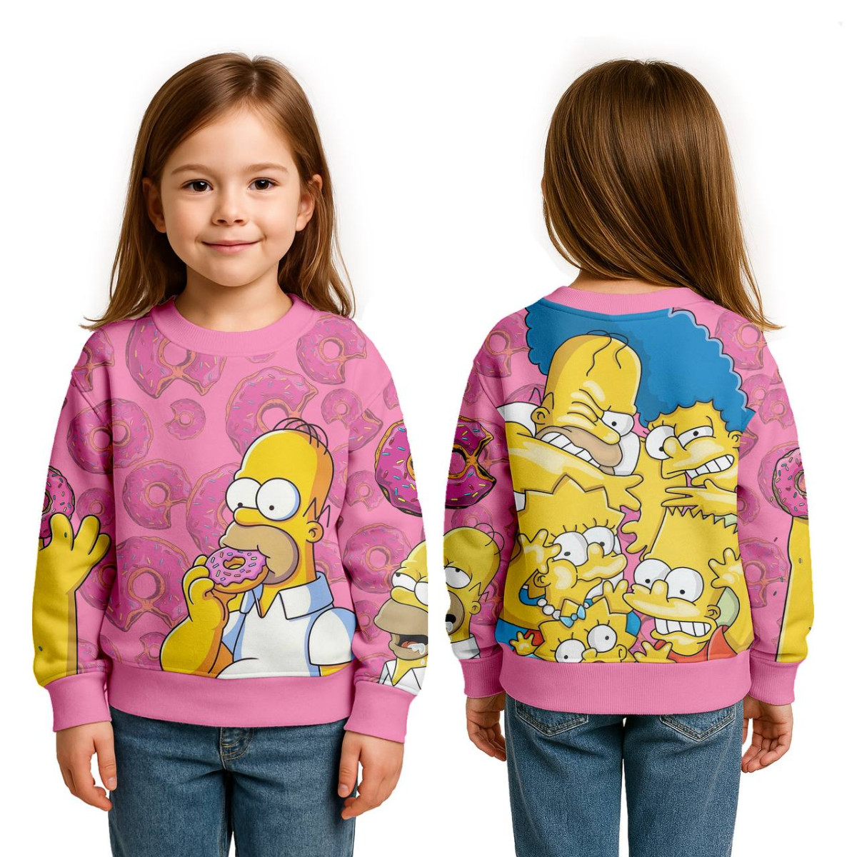 Свитшот детский с 3D принтом The Simpsons 31804 104 см