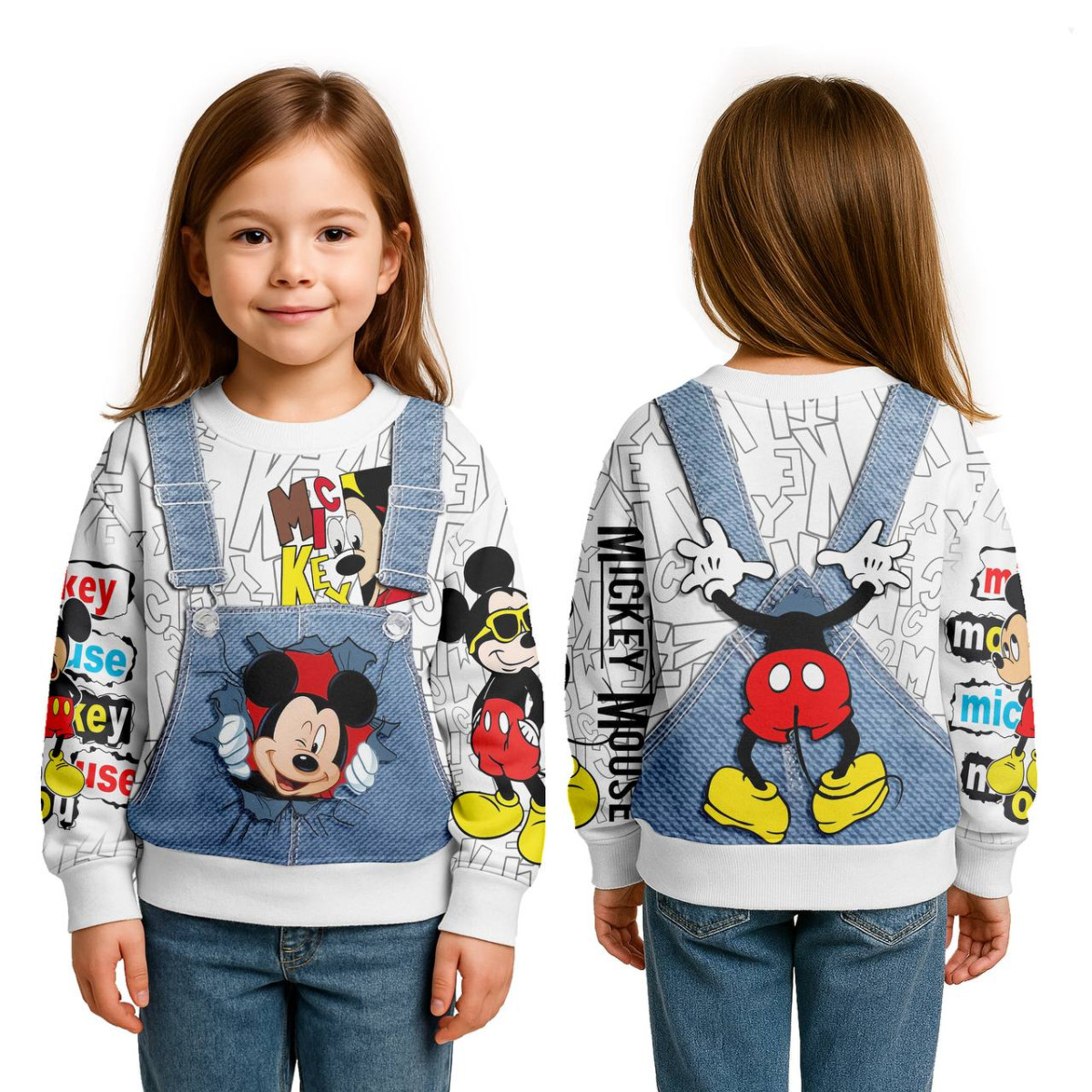 Свитшот детский с 3D принтом Disney Classic 31840 104 см