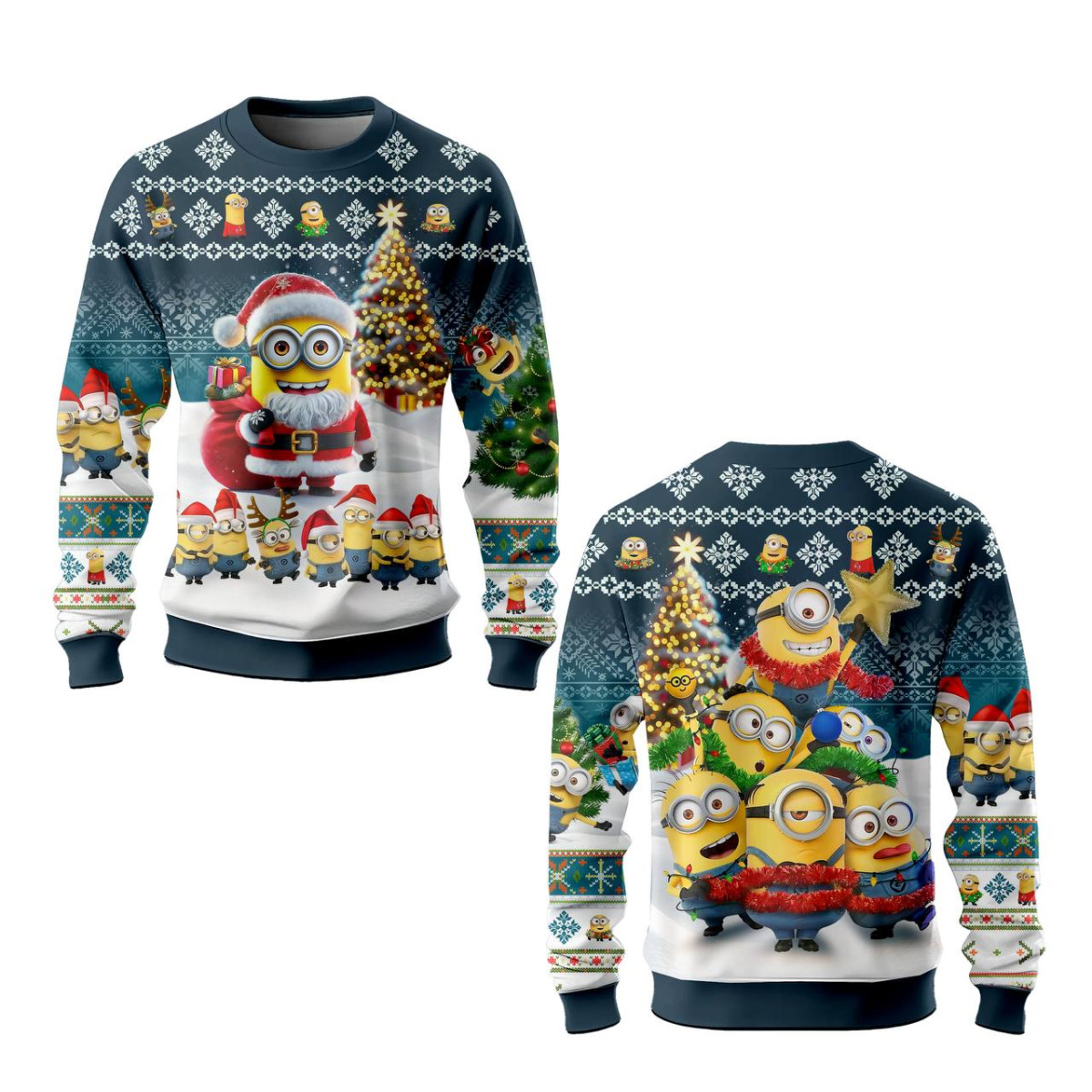 Свитшот с 3D принтом Minion Winter Fun 31572 XS