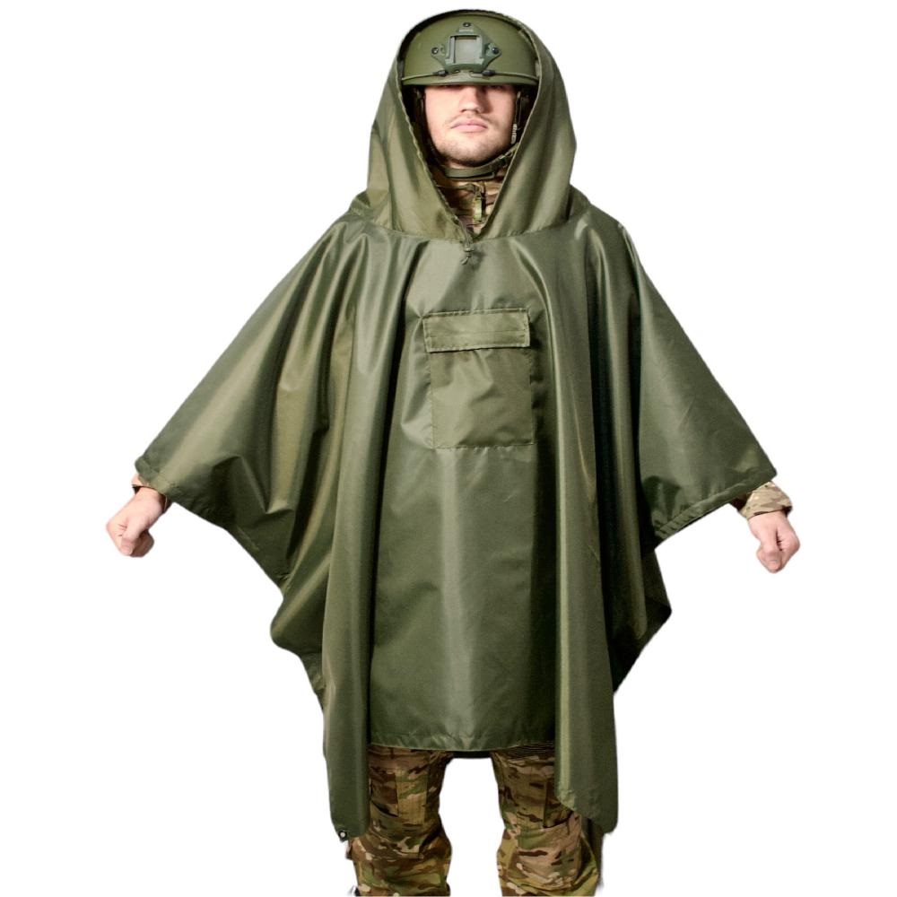 Пончо тактическое военное Ranger RA-8917 210х140 см оливковый