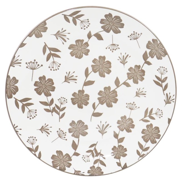 Тарелка обеденная Ardesto Ravenna AR1327R 26.8 см бежевая