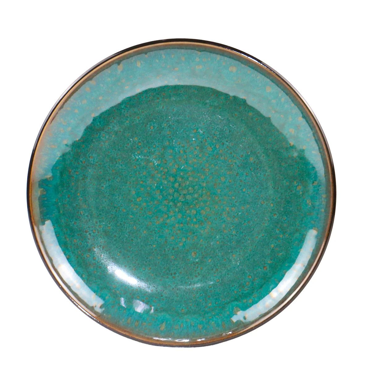 Тарелка обеденная Krauff Emerald 21-318-001 27.6 см изумрудная