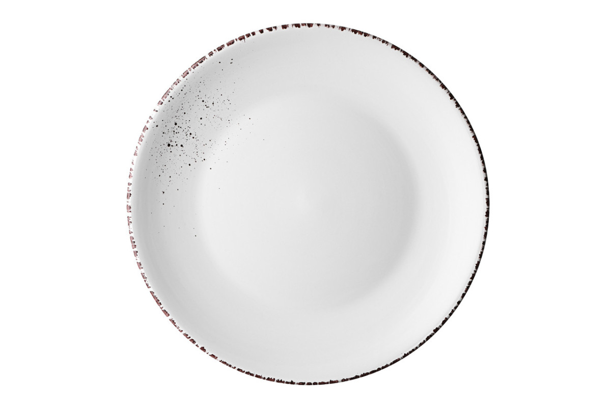 Тарелка обеденнная Ardesto LuССa Winter White AR-2926-WMС 26 см