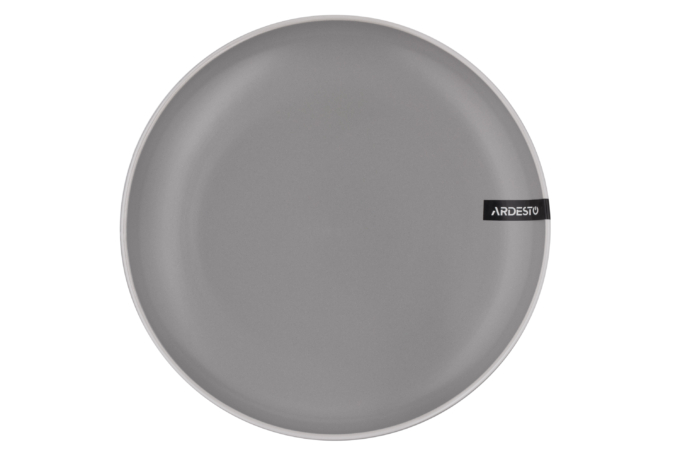 Тарелка десертная Ardesto Сremona Dusty grey AR-2919-GRС 19 см