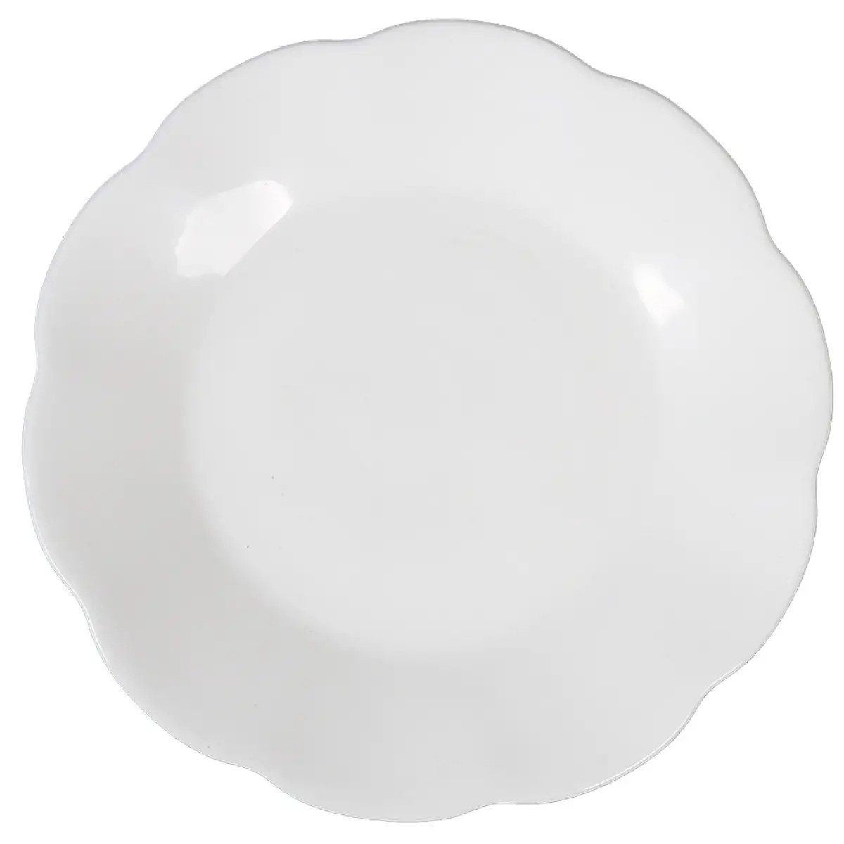 Тарелка обеденная Vittora Blanco Prima V-200PR 20 см белая