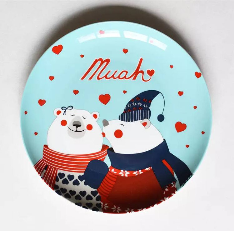 Тарелка десертная Новогодняя Merry Christmas 5 9017 20 см Тарелка десертная Новогодняя Merry Christmas 5 9017 20 см