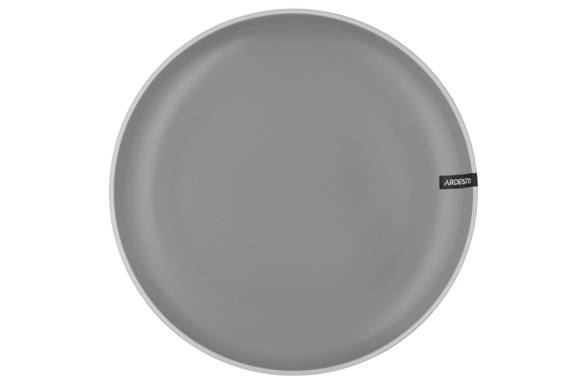 Тарелка обеденная Ardesto Сremona Dusty grey AR-2926-GRС 26 см