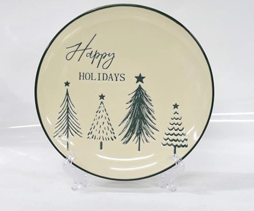 Тарелка десертная Ardesto Christmas New Year's AR3090 21 см Тарелка десертная Ardesto Christmas New Year's AR3090 21 см