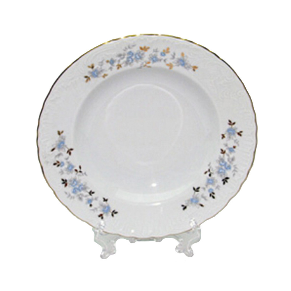 Тарелка суповая Cmielow Blue Flower 9706-22-5-409-T 22,5 см